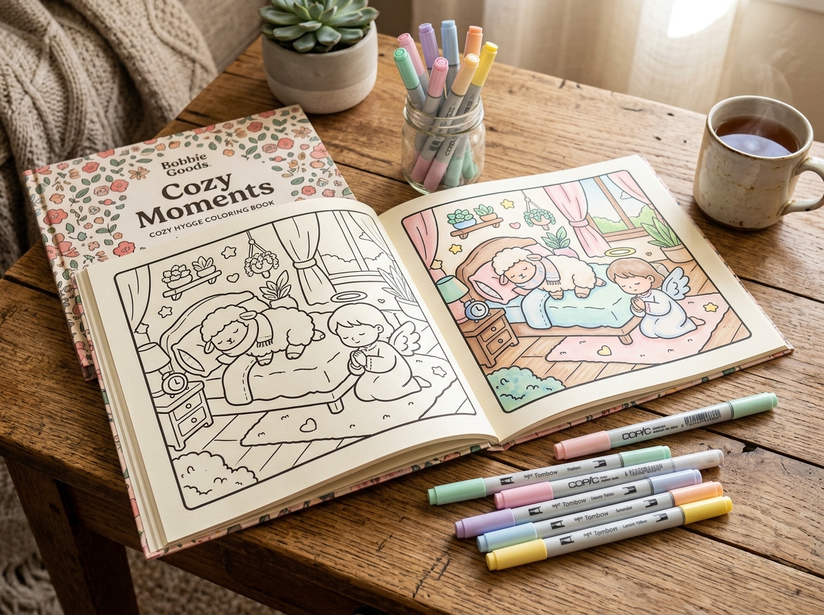 Bonus Cozy Faith Coloring Pack