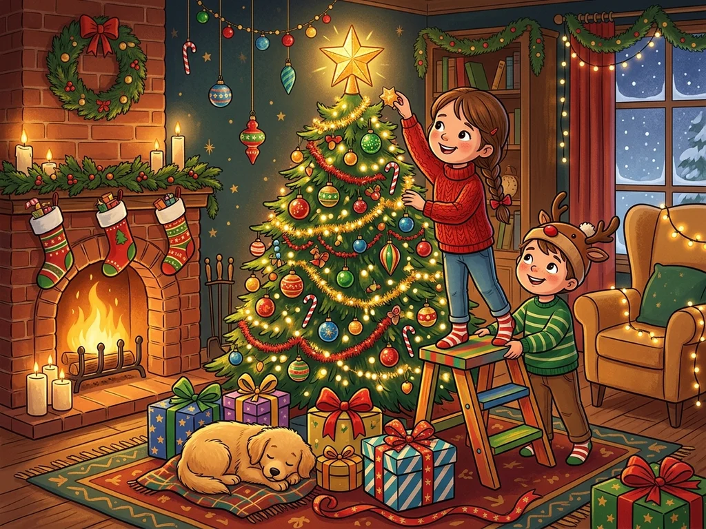Pack 100 Cozy Family Christmas
